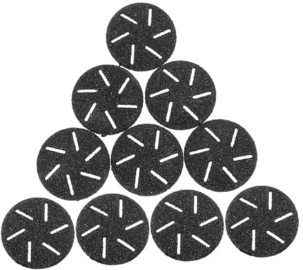 CALLARON Têtes de Rechange pour Ponceuse Électrique 20 Pièces Outil de Ponçage Rond pour Pieds Accessoire Solide en ABS pour Usage à Domicile Voyage Éliminateur de Callosités