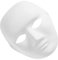 Kisangel Masque de Bricolage Vide pour Peinture Masque de Portrait Homme Pâte pour Activités et Éducatives