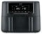 SEVERIN Heißluftfritteuse Black Line Dual Zone, 2 Fächer, Sync Cook und Finish, vielseitige Zubereitung, Pommes, Gemüse, Touch-Display, 10 Programme, Warmhaltefunktion, 4L, 2600W, schwarz, FR 2463