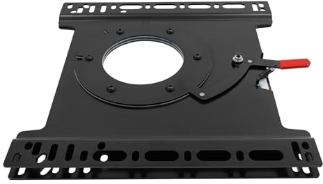 360°Drehbarer Sitzadapter, Schwerlast-Drehsitzkonsole aus Stahl, Sitz Drehsockel, Drehplatte Sitz 360 Grad drehbar kompatibel mit Ford Transit, VW T5/T6, für Beifahrerseite