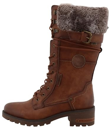 MUSTANG Women's Boots with Zip and Plush 15M0082003