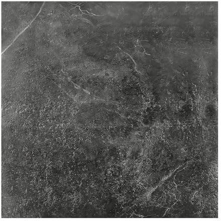 32Pcs Self Adhesive Floor Tiles, 30x30cm Peel and Stick Black Self Adhesive Floor Tiles, Stick on Floor, Wood Laminate Flooring Waterproof Peel and Stick Floor Tile, for Bathroom Kitchen Living Room