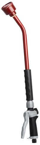 RESTMO Bâton d'arrosage en métal de 62 cm, long pommeau de jardin avec manche, tige d'arrosage