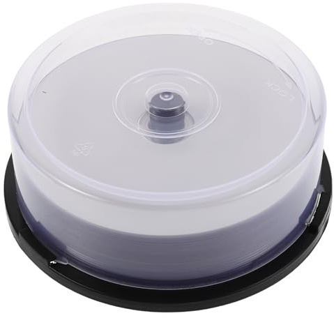 Abaodam 25 Beschreibbare DVD Rohlinge mit Hoher Kapazität 4,7 Gb aus Kunststoff für Büro und Studio zur Sicheren Datenspeicherung