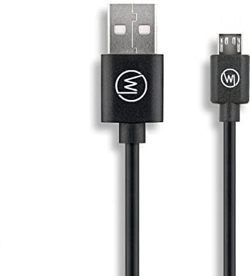 Wicked Chili MicroUSB Cavo Caricabatterie Compatibile con Amazon Kindle eBook Reader e Fire Tablet Oasis, Paperwhite, Voyager, Fire HD, Fire HDX, Touch, Keyboard e DX (100cm) Nero