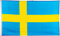 Everflag Flagge Schweden 90 x 150 cm mit Ösen + Aufkleber