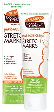 Palmer's Cocoa Butter Formula Massage Cream for Stretch Marks, 4.4 Ounce (Pack of 2)
