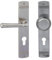 Alpertec 32704513 Sale-LS Messing Edelstahlfarbig PZ Drückergarnitur Türdrücker Türbeschläge Neu, edelstahlfarben, für Wohnungseingangstüren DIN Rechts