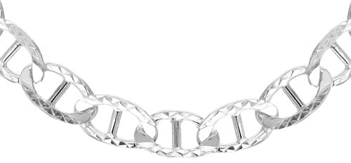 Tuscany Silver Damen Sterling Silber Diamant Schliff Rambo Halskette 5.2mm 61cm/24''