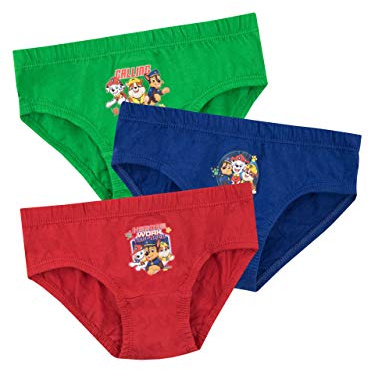 PAW PATROL Jungen Unterwäsche Packung mit 3 Mehrfarbig 110