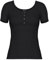 PIECES Damen Pckitte Top Noos Bc T Shirt, Schwarz, XS EU
