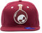 Nuke Guys Snapback Cap Cherry Bomb, Premium 6 Panel Snapback Straight Cap, Unisex Kappe, Mütze mit hochwertiger 3D Stickerei und Snap Verschluss, rot/weiß