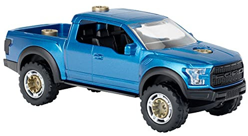 Theo Klein 3312 2017 Ford F-150 Raptor Schraubauto, 3 in 1 I BAU-Set für mindestens 4 Ford-Raptor-Modelle I Inkl. Schraubendreher I Spielzeug für Kinder ab 3 Jahren, 39 x 7.50 x 31 cm