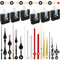 6 Stücke Quarz Uhrwerk Mechanismus uhrwerk für wanduhr uhrwerk mit zeiger mit 6 Paaren Verschiedene DIY Uhrzeiger Batteriebetriebene Ersatzteile Ersatz Motor Kits (13 mm/ 0,5 Zoll)