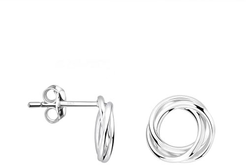 SOFIA MILANI - Damen Ohrringe 925 Silber - Kreis Ohrstecker - 21005