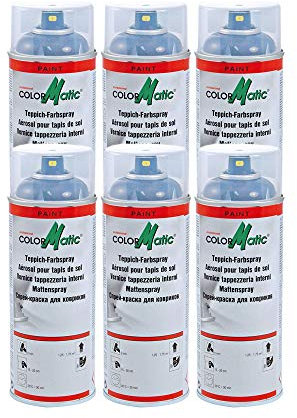 COLORMATIC 6X Teppich-Farbspray Farbauffrischung Anthrazit 369063 400Ml