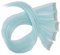 CAISHA 5 Teile Set 60cm Bunte Strähne Strähnchen Clip in Extension Haarverlängerung Glatt Langhaar Haarteil Türkis BST116