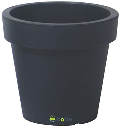 Pot de Fleurs en Plastique Anthracite 35 cm x 31,8 cm