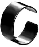 Matt black ear cuff | Black ear cuff | Non pierced ear cuff