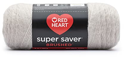 Red Heart Super Saver Brushed Yarn-Soft Mink