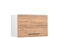 Vicco Armario Colgante Fame-Line, Roble Dorado/Blanco, 60 cm Plano