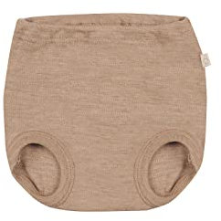 Dilling Höschen aus Merinowolle für Babys Karamell meliert 92