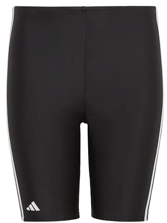 adidas Boy's Classic 3-Stripes Swim Jammers, Black/White, 5-6 Years