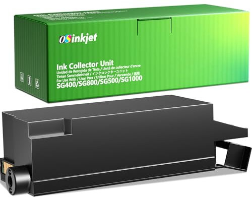Osinkjet IC41 Resttintenbehälter kompatibel mit Sawgrass Ricoh GC41 SG400 SG800 SG500 SG1000 Drucker, SG400 405783 Wartungsbox