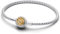 PANDORA X Game of Thrones Haus-Siegel Verschluss Moments Nieten-Gliederarmband aus Sterling Silber, Kompatibel Moments, Größe: 20cm, 562964C00-20