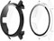 Feysentoe 2 pièces Coque Compatible avec Garmin Venu 2 Plus Protection Écran,Ultra Étui Dur de Anti-Rayures Verre Trempé Écran Coque.(Noir + Transparent)