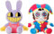 Yezelend The Digital Circus Plush Amazing Pomni Jax Kuscheltier Plüschtier, Plüschpuppe Spielzeug Jungen Mädchen Kinder Fans
