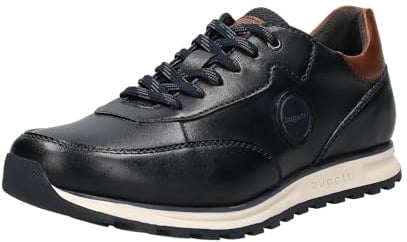 bugatti Herren Schnürstiefel, Männer Stiefel Kaltfutter,Chukka Boots,schnürung,Boots,Winterstiefel,Winterschuhe,Dark Blue (4100),43 EU/EU UK