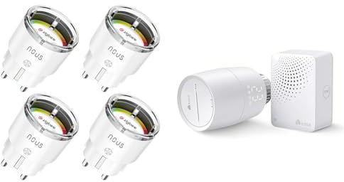 NOUS A1Z Zigbee Steckdose & Kasa Smartes Heizkörperthermostat KE100 KIT