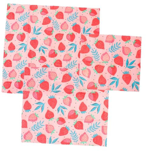 TOPBATHY 3pcs Beeswax Wrapping Paper Beeswax Paper for Baking Sandwich Paper Wrappers Beeswax Paper Holder Food Wrapping Paper Oil Proof Wraps Papers Food Packing Paper Vegan Candy Picture