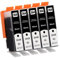 Yowell 5X 364XL Schwarz Druckerpatronen Kompatible für HP 364 364 XL Schwarz für Photosmart 5520 5510 5520 5524 5524 6520 5515 7520 Deskjet 3520 Officejet 4620 4622
