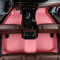 GDDUOYUE Anpassen Auto Fußmatten für 99.9% Stufenheck, Schrägheck, Coupe, Kombi, Cabriolet, Großraumlimousine Allwetter Fussmatten Set,Auto Fußmatten Schutz,Rosa