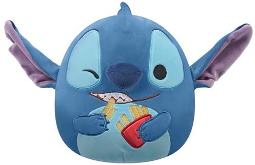 Squishmallows Original Disney 10-Inch Stitch With French Fries Plush - Little Ultrasoft Official Jazwares Plush