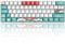 MageGee MK-STAR61 60% Mechanical Keyboard UK Layout, Hot-Swappable RGB Compact Wired Gaming Keyboard with 5-Sided Dyed Keycaps, Pre-Lubed Switches, EVA Silencer Foam, NKRO for Mac/Win (Waves)