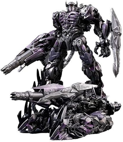 Double Change Transformer Robot Toys, Transformer Robot, Shockwave, Shockwave, Tank Robot, Modellspielzeug, Handpuppen für Jungen, Geburtstagsgeschenke für Jungen.