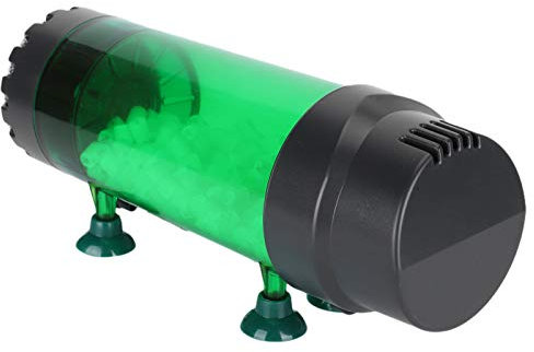 Qukaim Filtro a letto fluidizzato per acquario, filtro a letto fluidificato, filtro biologico a bolle LH600 per acquario, ventosa inclusa, adatto per acquario, sistema di filtrazione biologico