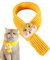 Kixolazr Winter-Halswärmer-Schal für Welpen, gestrickter Schal für Haustiere im Schlangenjahr - Katzenschals Schöne Winteroutfits,Gestricktes -Winter-Hundehalstuch, Urlaubsdekoration für Welpen und