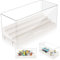 Zoelele Minifiguren Vitrine, 4 Layers Stapelbar Acryl Middle Display Box für Puppen, Staubdicht Display Storage Case für Figur Spielzeug Sammlung, Keine Montage Erforderlich (Weiß)