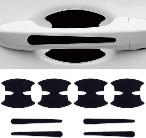 HYXBD 8 Stück Auto Türgriff Schutzfolie für Mercedes Benz 300e 300de 400d AMG GLC 43 63 63S, Kratzfeste Lackschutzfolie Auto Zubehör, Auto Türgriff Aufkleber Anti Scratch