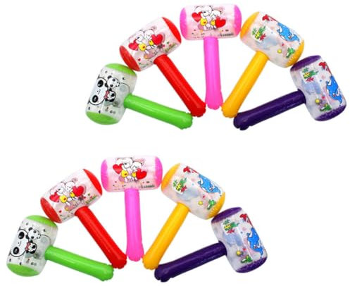 ibasenice 8stücke Aufblasbarer Cartoon-Hammer Lustiges Spielzeug Für Pool Und Strandpartys Partygeschenke Indoor Und Outdoor-aktivitäten