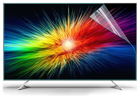 JQZWXX 50-75inch TV Screen Protectors Blue Light Blocking TV Display Protectors, TV Screen Glare Film Blue Light Stopper, Protects Your Eyes,75in1682x966mm