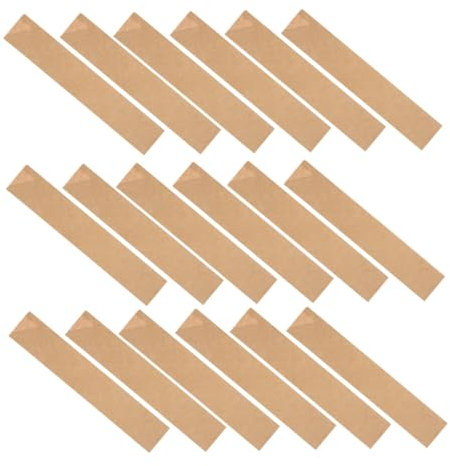 Mobestech 50 Piezas Bolsa de Palillos de Papel Kraft Fundas para Cubiertos Funda desechable para Palillos Envoltura Individual para Palillos Almacenamiento de Palillos Marrón Claro