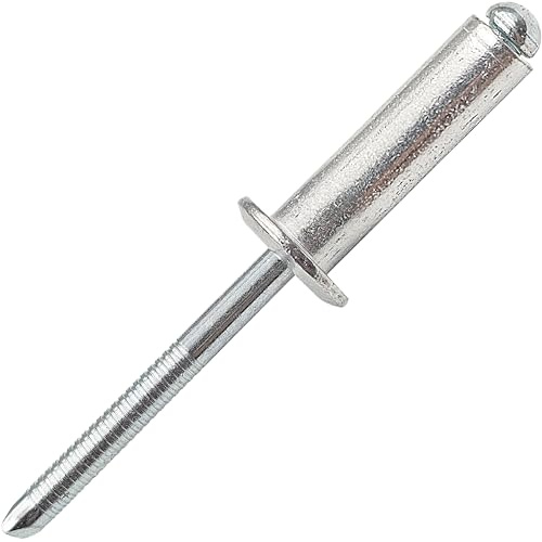 Diamètre 8mm Rivet à Tête Bombée, Corps en Aluminium et Mandrin en Acier Pop Rivets, Classe industrielle lourde (Ø8.0x25mm - 20 pièces) | 0,8 cm de diamètre, poignée en aluminium et mandrin en acier, de qualité industrielle robuste