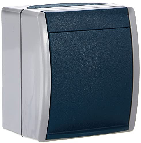 Busch-Jaeger 20 EBW-53 SCHUKO® Steckdose mit erh. Berührungsschutz Thermoplast Grau ocean® IP 44 2CKA002083A0842