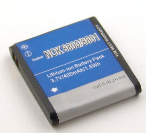 Battery compatible with Nokia 8800, 8800 Sirocco Edition, 8801