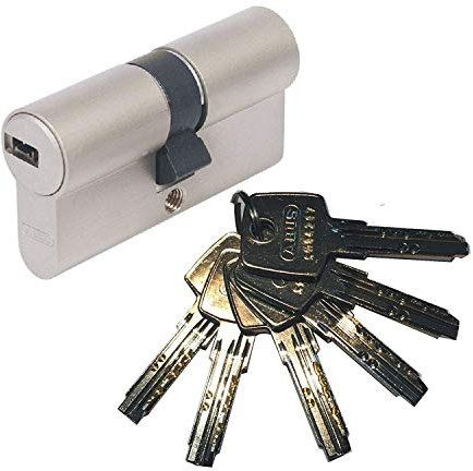 ABUS EC550 Profil-Doppelzylinder Länge 30/55mm mit 6 Schlüssel